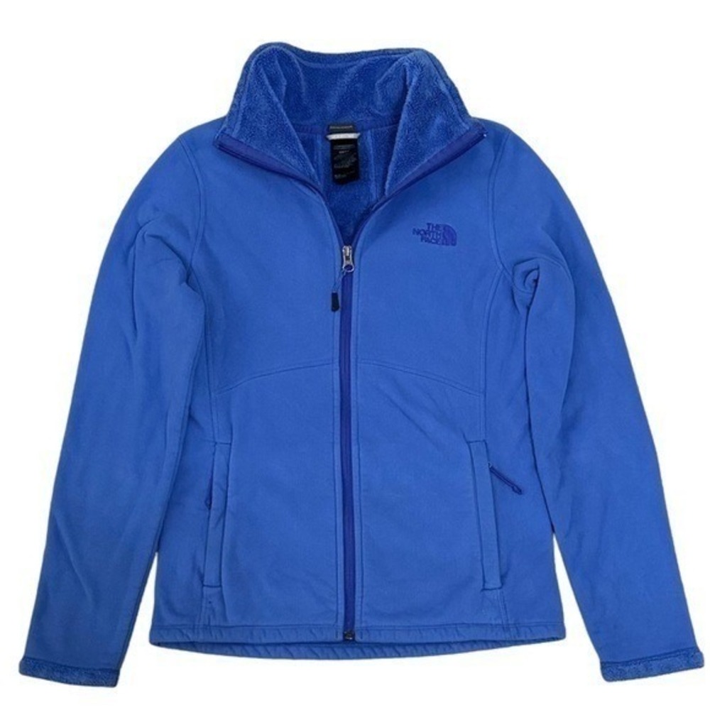 The North Face Osito Full Zip Fleece Jacket Blue Womens XS